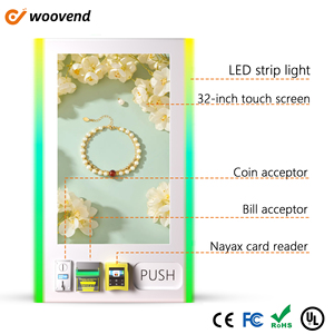 Mini đồ trang sức & cà phê cửa hàng không dùng tiền mặt màn hình cảm ứng máy bán hàng tự động với tuổi xác minh & mã QR thanh toán cho USA các nhà bán lẻ - Product Image 2