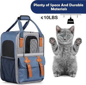 JW-Mochila De Viaje desmontable para mascotas, Mochila pequeña para gatos y perros, para senderismo - Product Image 3
