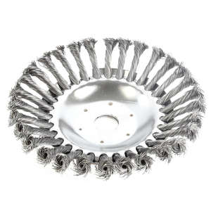 Tête de coupe-herbe tondeuse <span class=keywords><strong>à</strong></span> gazon pièces de puissance de jardin roue en fil d'acier plateau plaque désherbage débroussailleuse - Product Image 1