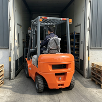 Chinesischer Hersteller Mini 1,5t Diesel-Gabelstapler für Innenbereich Fabrik Lager Fracht-Hebegerät
