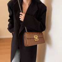 Sacs à main de créateurs tendance 2026 en cuir PU, pochette élégante, sac bandoulière à chaîne, petit sac à rabat, sacs à main de créateurs pour femmes