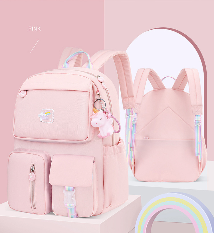 Factory Customized 2021 new fashion primary school students' school bag for grade 1 to Grade 3 to grade 6 boys and girls lightwe