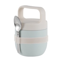 Boîte à lunch isotherme en acier inoxydable 304, couvercle anti-fuite, design détachable, isolation de 6 à 12 heures pour les employés de bureau et les écoliers