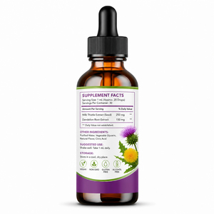 Meilleures ventes : Gouttes de Chardon-Marie liquides orales, Complément Herbal Biologique à base de Racine de Curcuma et Racine de Pissenlit pour la Protection Antioxydante et Immunitaire - Product Image 6