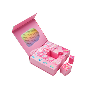 <span class=keywords><strong>Bijoux</strong></span> cosmétiques personnalisés écologiques de Noël et du Nouvel An boîte-cadeau vide de 24 jours de <span class=keywords><strong>calendrier</strong></span> de l'<span class=keywords><strong>avent</strong></span> en carton - Product Image 4