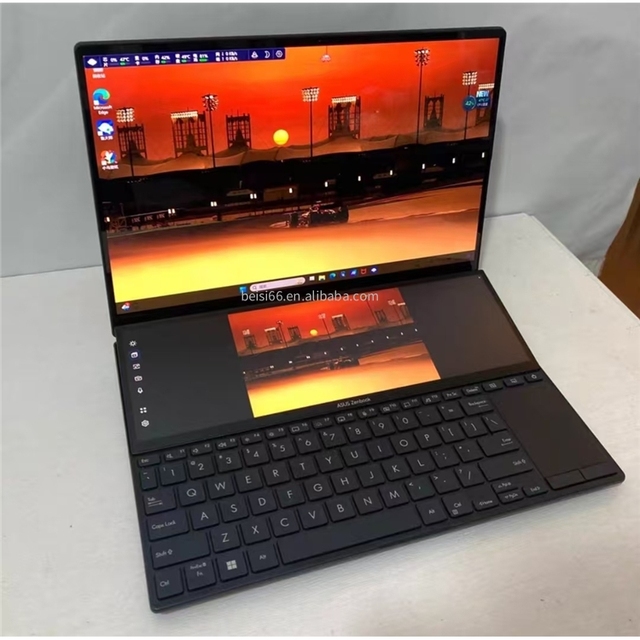 Intel I7 16GB RAM 512GB SSD 21:9 165Hz Double Screen LED Touchscreen 16" Dedicated Graphics Windows 10 Zenbook Pro 12th Laptop
