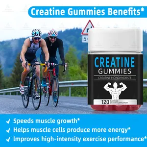 BIYODE Hot Sale Creatine Monohydrate Wholesale Custom Private Label Muscle Power Booster Pre Workout Gummies