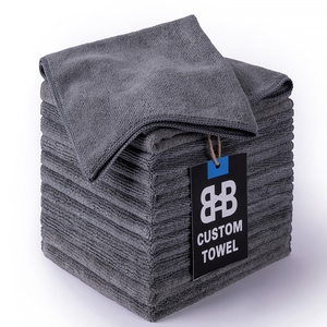 <span class=keywords><strong>Panni</strong></span> in Microfibra 40x40 per Pulizia, Asciugamani da Cucina e <span class=keywords><strong>Panni</strong></span> per Lavaggio <span class=keywords><strong>Auto</strong></span> con Logo Personalizzato Colorato - Product Image 3