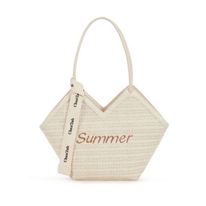 Salida de fábrica 2025, bolso trenzado de playa de viaje para <span class=keywords><strong>mujer</strong></span>, bolso de hombro de algodón, Cubo de ganchillo, almacenamiento, bolso grande, <span class=keywords><strong>bolsos</strong></span> de hombro - Product Image 5