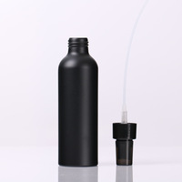 Venta al por Mayor de Botellas Atomizadoras de Aluminio Negro de 30 a 150 ml, Envases de Perfume Premium