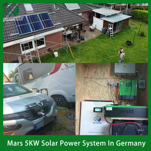 Kit de système solaire domestique pour 5 kW/10 kW/20 kW avec batterie au lithium et alimentation hybride hors réseau - Product Image 2