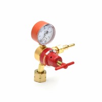 Régulateur de pression de gaz miniature en aluminium de type russe pour la découpe à la flamme et le chauffage