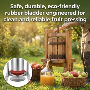Vejiga <span class=keywords><strong>de</strong></span> caucho natural <span class=keywords><strong>de</strong></span> grado alimenticio para <span class=keywords><strong>prensa</strong></span> <span class=keywords><strong>de</strong></span> frutas, repuesto para <span class=keywords><strong>prensa</strong></span> <span class=keywords><strong>de</strong></span> agua, elaboración <span class=keywords><strong>de</strong></span> <span class=keywords><strong>vino</strong></span> y sidra, 375, 455, 580 mm - Product Image 4
