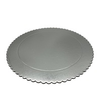 Vente en gros de cercles à gâteau en feuille d'argent et de bases carrées en carton de 6, 8, 10 et 12 pouces pour l'emballage de pâtisseries et de pâtes à sucre