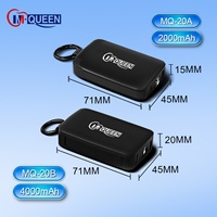Batería Externa Portátil Recargable de 2000mAh, Mini, Delgada, con Micro USB para Teléfono, Personalizable