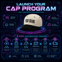 Gorra de Béisbol Personalizada con Logotipo en Placa Metálica, Bordado, Estructurada, de 6 Paneles, Dos Tonos, Cierre a Presión, Venta al Por Mayor, Marca Propia