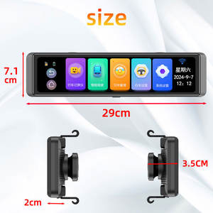 360 Graus Quatro Canais Traço Cam T80 com 3 Câmeras ADAS Detecção De Ponto Cego Tela De 11.26 Polegadas e Ativação De Voz - Product Image 6