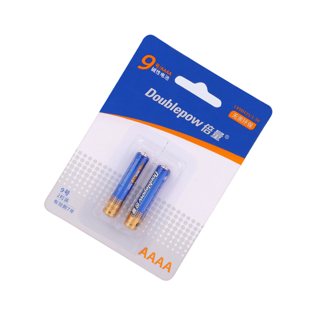 Doublepow 1.5V 9AAA Alkaline Cylindrical Battery Cells for LED Mini Flashlight