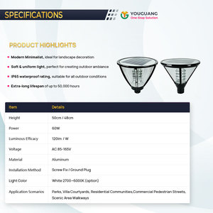 Sistema de Iluminación LED para Postes de Jardín al por Mayor, Múltiples Opciones de Diseño para Comunidades Residenciales y Proyectos de Parques - Product Image 3