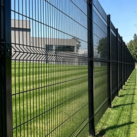 Clôture en treillis soudé incurvé 3D, clôture de sécurité pour ferme et usine