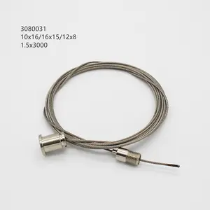 Combinaison de câbles, kits de suspension d'éclairage du fabricant pince de câble pour système de suspension