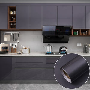 Film PVC auto-<span class=keywords><strong>adhésif</strong></span> décoratif moderne brillant et laqué pour meubles, idéal pour les portes d'armoires et <span class=keywords><strong>de</strong></span> placards <span class=keywords><strong>de</strong></span> <span class=keywords><strong>cuisine</strong></span> - Product Image 6