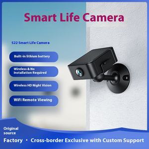 Popolare Mini telecamera Wifi per <span class=keywords><strong>la</strong></span> casa Pet monitoraggio facile installazione No-Drill visione notturna di 1 anno CMOS H.264 - Product Image 2