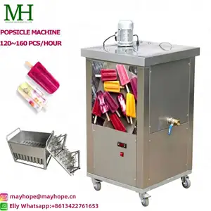 China Supplier commercial automatic ice pop stick ice cream bar lolly pallet popsicle making machine on sale