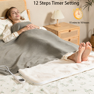 Calentador de Pies Eléctrico Portátil para Mujer, Almohadilla Térmica con 10 Niveles de Control de Temperatura Ajustable para el Invierno - Product Image 2