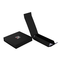 Personnalisé en stock 25pcs emballage petit souvenir blanc aimant couvercle rabattable boîte cadeau pliante
