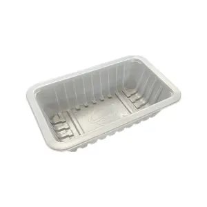 Caja de polipropileno rectangular para mantenimiento fresco, blister de sellado, atmósfera modificada, caja de mantenimiento fresco