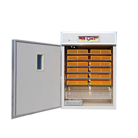 Vente en gros 1056 incubateur d'oeufs équipement d'éclosion de volaille informatisé automatique pour poulet caille canard et dinde 220V PP matériel