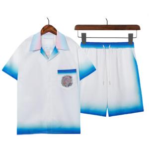 Conjunto Casual de Verano <span class=keywords><strong>Casablanca</strong></span>, Pantalones Cortos de Diseñador, Camisas de Manga Corta Unisex para Hombre, Conjunto de 2 Piezas de Lujo y Tendencia, Ropa de Marca - Product Image 2