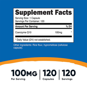 Nouvelle marque OEM personnalisable Coenzyme Q10 COQ10 garder la peau jeune soulager les maux de tête soutenir la Capsule de sang softgel - Product Image 3