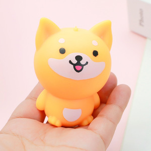 Juguete Antiestrés de TPR con Forma de Animal de Dibujos Animados, Shiba Inu, Relleno de Harina, de Rebote Lento, para Niños y Adultos, Venta al Por Mayor - Product Image 2