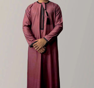 Arabie Saoudite Vente en gros Kaftan islamique décontracté pour hommes Longue Jalaabiya Toub Robe <span class=keywords><strong>marocaine</strong></span> brodée - Product Image 4
