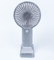 Sèche-Cheveux à Main en Diamant Mini Ventilateur Portable pour Extensions de Cils