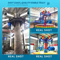 Parc d'attractions : Manèges à spirale, super balançoires pour enfants, sensations fortes