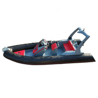 Bateaux pneumatiques semi-rigides (RIB) en fibre de verre Hypalon/PVC de 5,80 m (19 pieds) de fabrication OEM à vendre