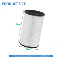 Filter Karbon Hepa H13 untuk Pembersih Udara Homedics Seri AP-T30- Ramah Lingkungan, Bertenaga Baterai & USB, untuk Penggunaan Luar Ruangan