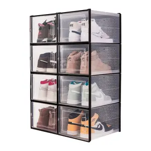High Quality <strong>clear</strong> Transparent <strong>Shoe</strong> Storage Box / Foldable <strong>Shoe</strong> Organizer / Plastic <strong>Shoe</strong> Storage <strong>Boxes</strong> - Product Image 4