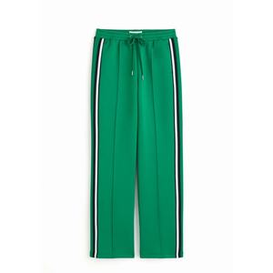 กางเกงวอร์มแฟชั่นสไตล์เรโทรขายส่ง ผ้าเจอร์ซีย์หนา ทรงขาตรง มีแถบข้างหลากสี กางเกงวอร์มผู้ชาย - Product Image 4