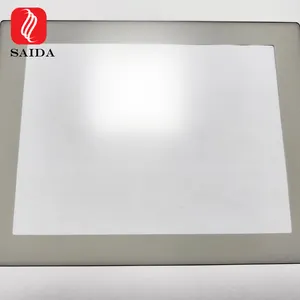 Custom 1mm AG Gorilla Glass with Light Grey with Edge Painting for E-Link Display