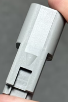 Connecteurs automobiles DEUTSCH DT06-2S, boîtier gris 2 voies, terminal à souder 2 broches, boîtier en plastique, fiche mâle