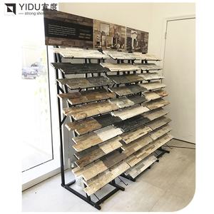 Premium kalite granit taş ekran kulesi ile yapay mermer kaplama ve Showroom için promosyon Metal raf - Product Image 2