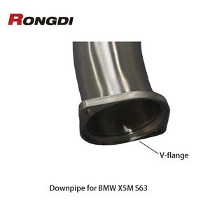 ท่อไอเสียสแตนเลสสำหรับ BMW X5/X5M 4.4T ปี 2022 พร้อมแคทดาวน์ไปป์และแผ่นกันความร้อน 200Cell - Product Image 3