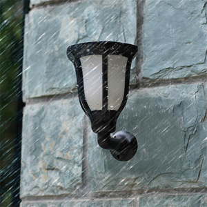 Lampes solaires de jardin à LED à fixation murale, éclairage extérieur pour patio, résistantes à l'eau, garantie de 2 ans - Product Image 3