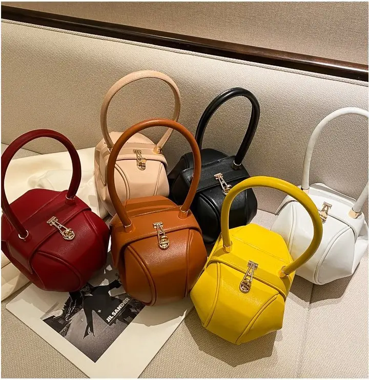 2022 Factory Luxury Ladies Popular Fashion Round Handbags Shoulder Hand Bags Women Purses