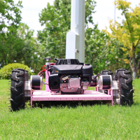 Tondeuse à gazon à roues de 550 mm, démarrage électrique, moteur à essence 4x4, autopropulsée, télécommande, certifiée CE EPA pour jardin et ferme