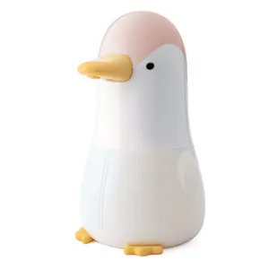 400ml Großhandel Amazon Cute Animal Penguin Touch less Badezimmers chaum Automatischer Flüssig seifensp ender für Kinder